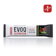 Nutrend, Спортивный батончик Evoq Cool Chocolate Mint, 60 грамм, Шоколад-мята, 60 грамм