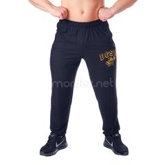 Big Sam, Штаны спортивные зауженные Mens Baggy Pants 1202, Черный, S, Мужской