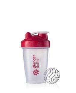 Blender Bottle, Спортивный шейкер BlenderBottle Classic Clear/Red, 500 мл