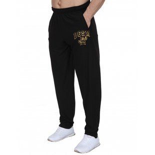 Big Sam, Брюки спортивні звужені (Mens Baggy Pants 1202) Чорні ( S )
