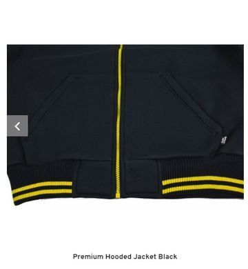 Gorilla Wear, Толстовка Premium Hooded Jacket Blac, чорна