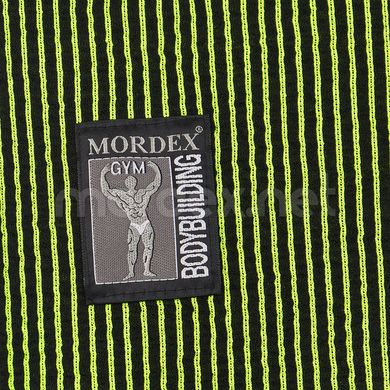 Mordex, Штаны спортивные зауженные ( MD3600-7) черный/зеленый ( L )