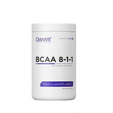 OstroVit, BCAA 8-1-1, 400 грам Без смаку