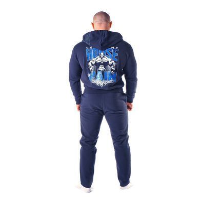House of Pain, Худі з капюшоном на замку Mesh Zipped Hoodie (MD7207-1), сіра ( M )