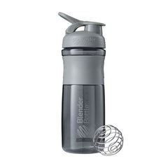 Blender Bottle, Спортивний шейкер-пляшка SportMixer Pebble, 820 мл, Сірий, 820 мл