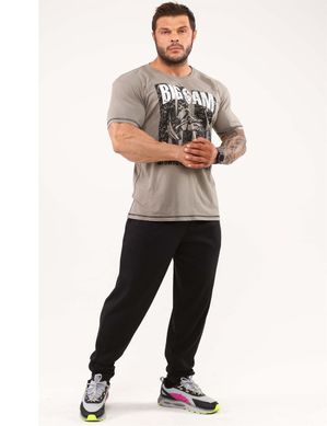 Big Sam, Футболка (Bodybuilding Mens T-Shirt BS 2843) Сірий ( M )