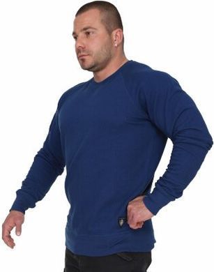 BigSam, Реглан спортивний чоловічий 4702, Синій, Синій, 2XL