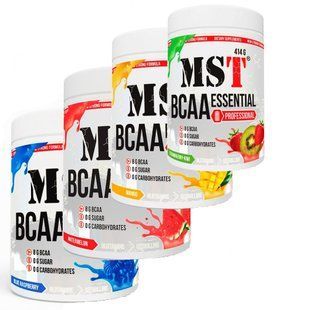 MST Nutrition, Амінокислотний комплекс BCAA Essential Professional 414 g /30 servings, Полуниця-Ківі, 414 грам