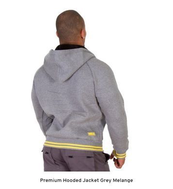 Gorilla Wear, Толстовка Premium Hooded Jacket Grey Melange, сіра XXL