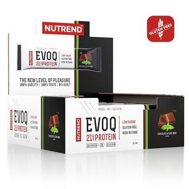 Nutrend, Спортивний батончик Evoq Coconut Chocolate, 60 грам, Шоколад-кокос, 60 грам