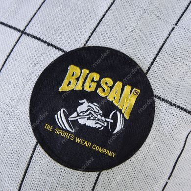 Big Sam, Размахайка-Футболка Mens Oversize Rag Top T-Shirt 3130 Сіра-Клітка S