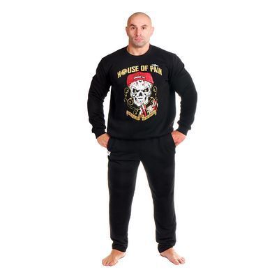 House of Pain, Реглан Sleeve Hoodie (MD7206-1)- Чорний ( L )