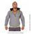 Gorilla Wear, Толстовка Premium Hooded Jacket Grey Melange, сіра XXL