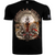 Silberr&uuml;cken T-Shirt &bdquo;Gorilla Biker Roadhog&ldquo; (GB76) &mdash; Frontdruck &mdash; Black (L)
