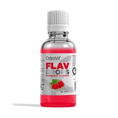 OstroVit, Вкусовые капли Flavour Drops Raspberry, 50 мл