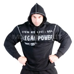 LegalPower, Толстовка Zip Hoodie Item 4144-835 черная