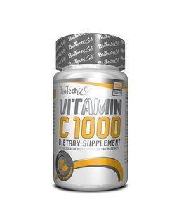Biotech USA, Вітамін C 1000  mg Bioflavonoids, 100 таблеток