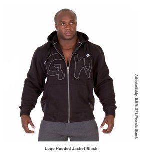 Gorilla Wear, Толстовка Logo Hooded Jacket Black, черная