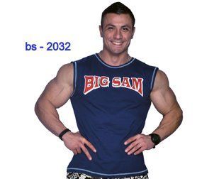Big Sam, Футболка безрукавка 2032, Синий