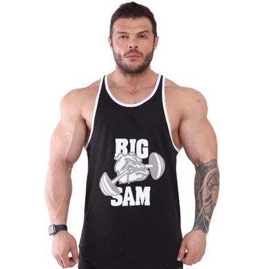 Big Sam, Майка 2294 Muskelshirt Черно-біла ( XL )