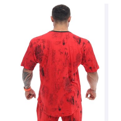 Big Sam, Футболка-Размахайка (Oversize Gym Rag Top T-shirt BGSM 3334) Красная ( M )