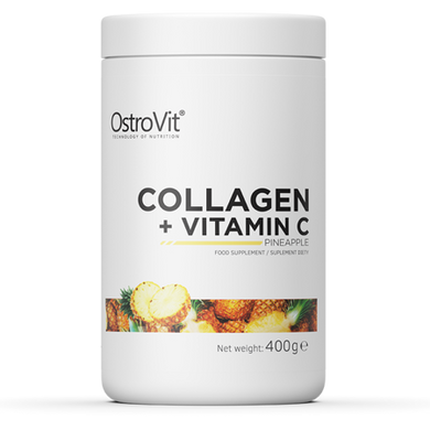 OstroVit, Колаген Collagen + Vitamin C, 400 грамм Pineapple