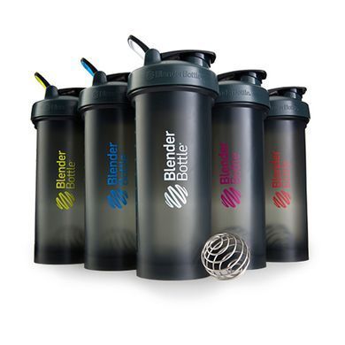 Blender Bottle, Спортивный шейкер BlenderBottle Pro45 Clear Black, 1300 мл