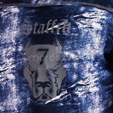 Mordex, Размахайка Logo Staffik (MD4275-2) кокетка синяя ( XXXL )