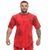 Big Sam, Футболка-Размахайка (Oversize Gym Rag Top T-shirt BGSM 3334) Красная ( M )