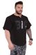 Big Sam, Размахайка-Футболка T-Shirt Rag Top 3221 чорна M
