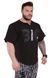 Big Sam, Размахайка-Футболка T-Shirt Rag Top 3221 черная M