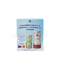Vitamin World, Витамины для детей Children's Multivitamins & Omega-3 Gummies