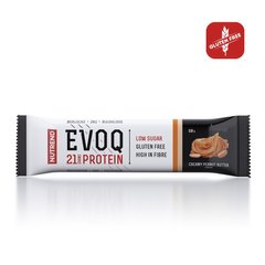 Nutrend, Спортивний батончик Evoq Creamy Peanut Butter, 60 грам, Арахісова паста, 60 грам