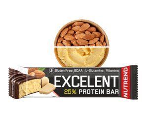 Nutrend, Спортивний батончик Excelent Protein Bar Marzipan with Almonds, 85 грам