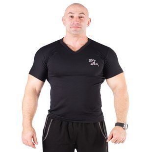 Big Sam, Футболка стрейчевая (Stretch T-Shirt BS-2617) Черная ( M )