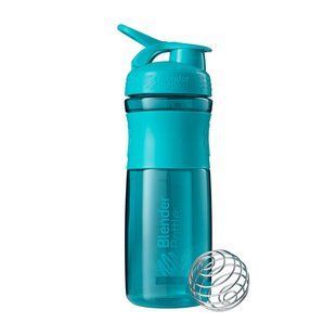 Blender Bottle, Спортивный шейкер-бутылка SportMixer Teal, 820 мл