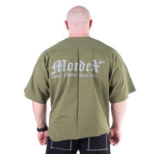 Mordex, Размахайка с кокеткой и надписью на спине (MD7478-4) Хаки ( M )