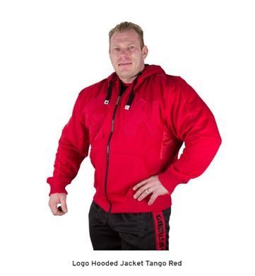 Gorilla Wear, Толстовка Logo Hooded Jacket Tango Red, красная ( S )