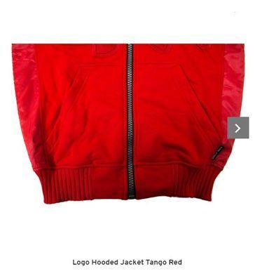 Gorilla Wear, Толстовка Logo Hooded Jacket Tango Red, красная ( S )