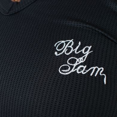 Big Sam, футболка стрейчева (Stretch T-Shirt BS-2617) Чорна ( M )