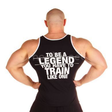 Cutler Nutrition, Майка для бодибилдинга Head Logo Piping Tank, черная ( M )