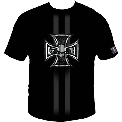 Silberr&uuml;cken Herren T-Shirt "Gorilla Biker On the Road" (GBR3) &ndash; Black (L)