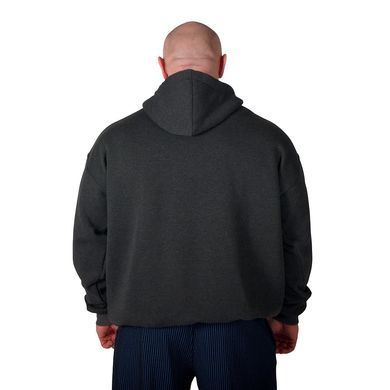 Mordex, Кофта-Худі з капюшоном чоловіча на флісі, Dark Gray ( XL ) 3D Puff Print