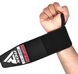 RDX Sports, Бинти для зап'ясть (кистьові бинти) RDX W3 Gym Wrist Wraps Full Black