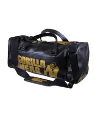 Gorilla Wear, Сумка спортивна Gym Bag Black / Gold 2.0, Черный, 57 см x 25 см х 26 см