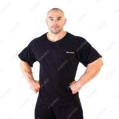 Big Sam, Футболка-розмахайка Bodybuilding Mens T-Shirt 2548 Чорна L