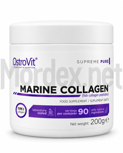 Морський колаген OstroVit Marine Collagen &mdash; 200 г, Unflavored