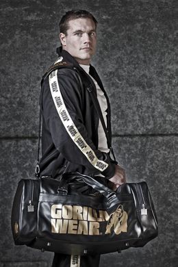 Gorilla Wear, Сумка спортивная Gym Bag Black/Gold 2.0
