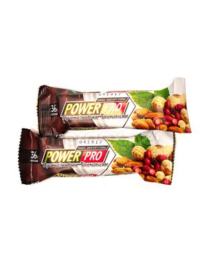 Power Pro, Протеїновий батончик 36%, йогурт-горіх 60 грам, Йогурт-горіх, 60 грам