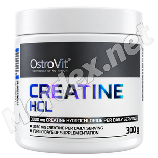 Креатин гідрохлорид OstroVit Creatine HCL &mdash; 300 г, чорна смородина та вишня